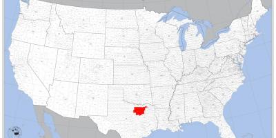 Dallas žemėlapyje jav