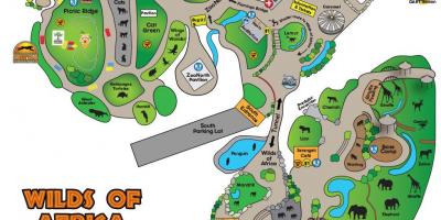 Žemėlapis Dallas zoo